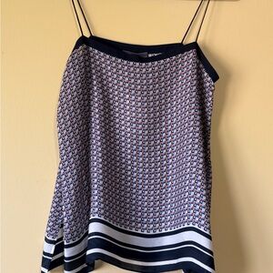 NEW Vince 100% Silk Geometric Patterned Camisole -  XS